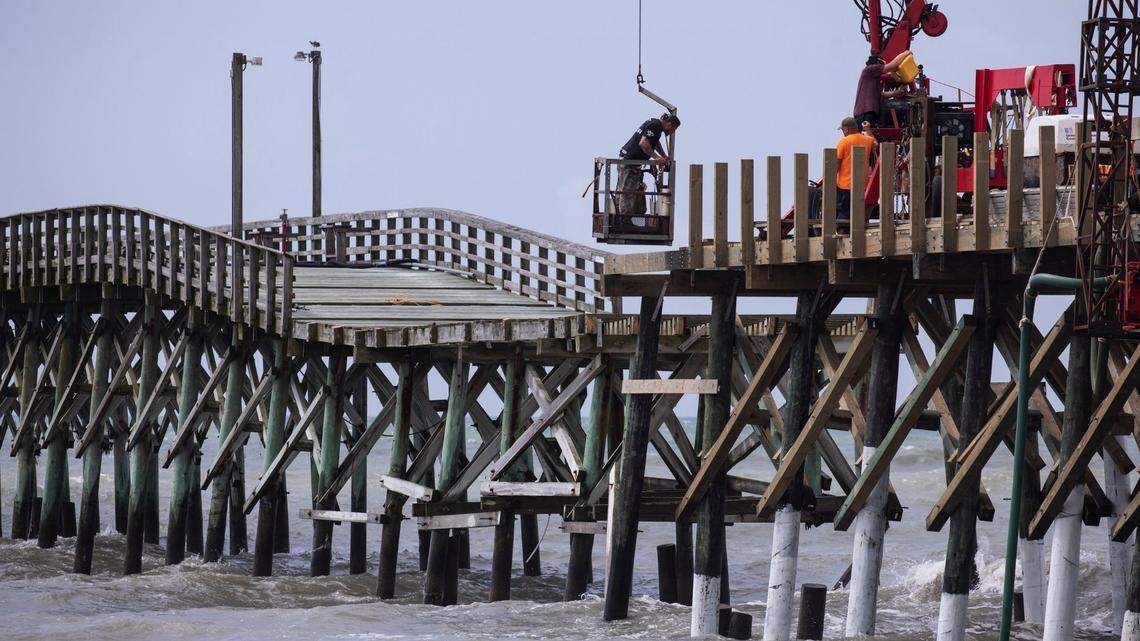 Myrtle Beach area piers recently reopened from past storms. Any concerns about TS Debby?
