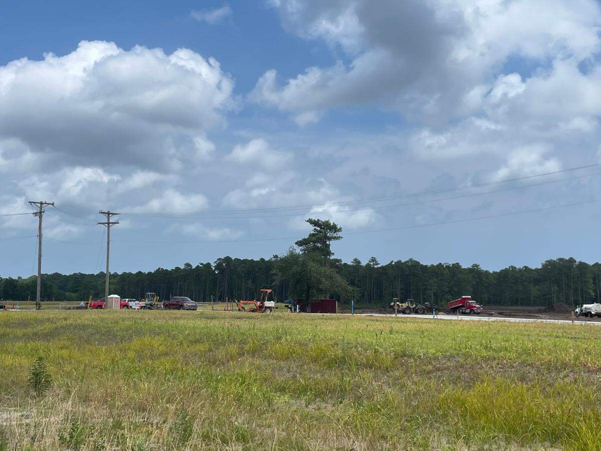 The former Myrtle Beach Speedway is being redeveloped into two separate townhome communities. One is for sale, and the other is built-to-rent.