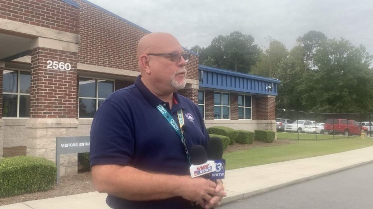 Randy Webster, an Horry County official, urged residents Thursday to take the incoming storm seriously and expresses his concerns about flash flooding and tornadoes. Sept. 29, 2022.