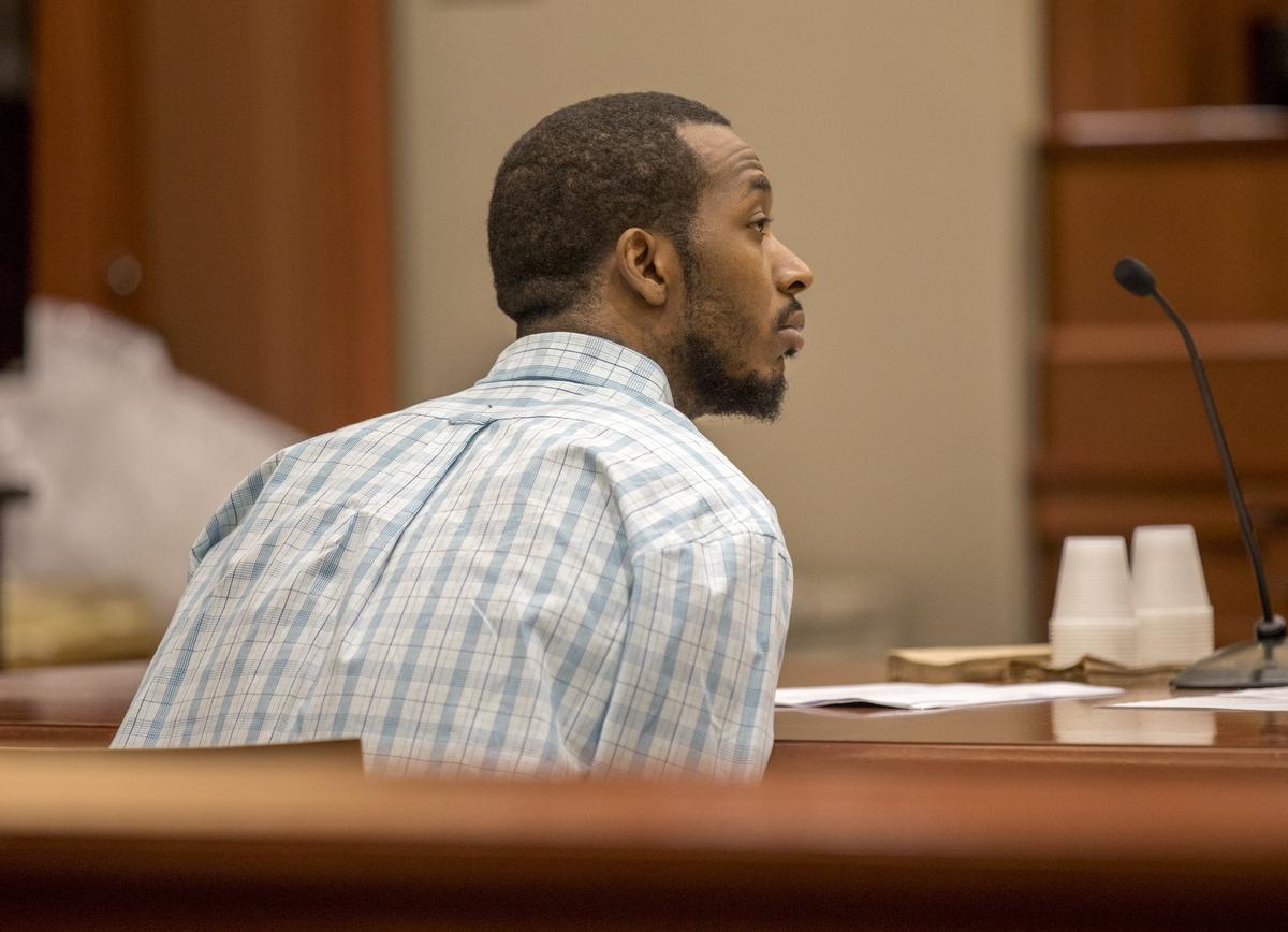 The trial of James Daniels for the murder of Trish Stull during a robbery of a Sunhouse convenience store in Conway began today. Daniels is accused of helping to plan the robbery and of driving his co-defendants McKinley Daniels and Jerome Jenkins. Aug. 28, 2018.