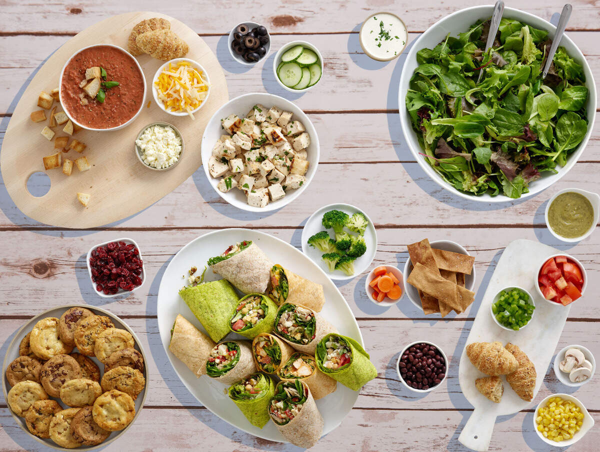 Salata diners choose between personalized salads and wraps.
