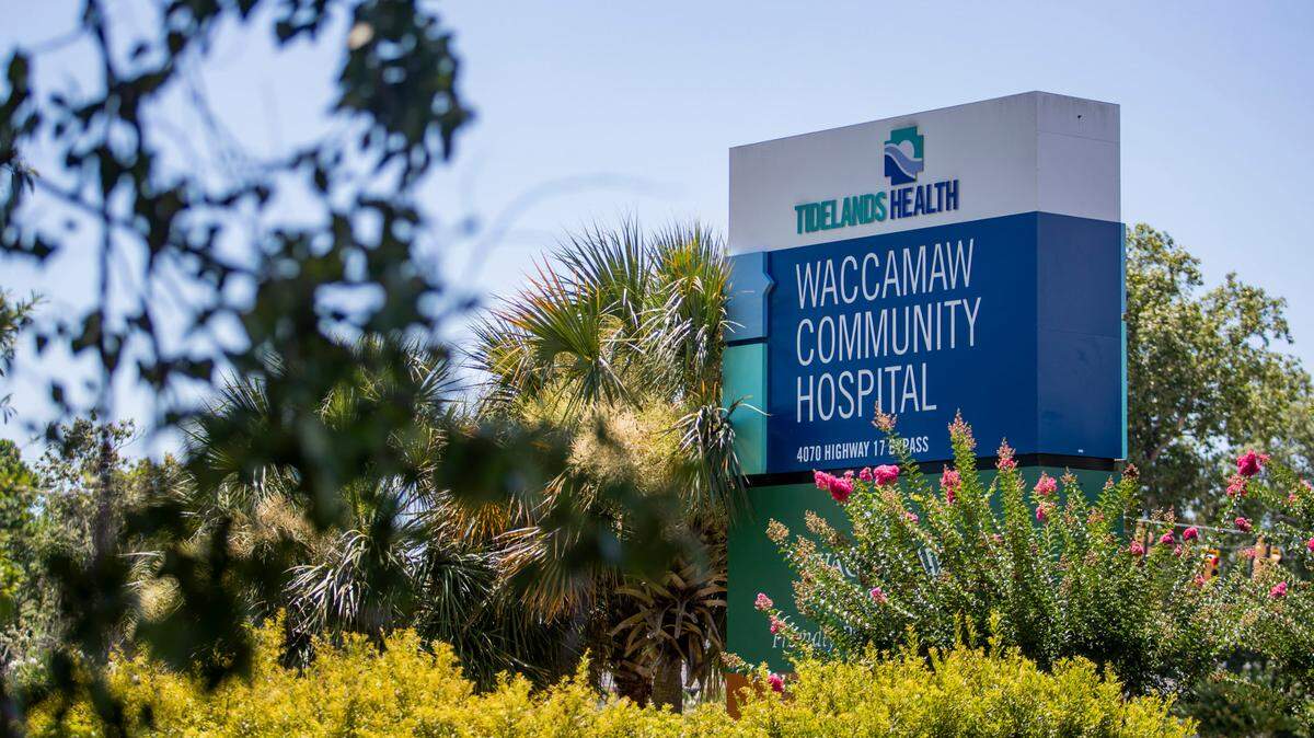 Tidelands Health Waccamaw Community Hopsital in Murrells Inlet Wednesday afternoon. | July 22, 2020.