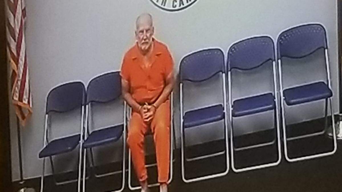 Donald Slattery appears via video in Myrtle Beach Municipal Court after being charged with bank robbery.