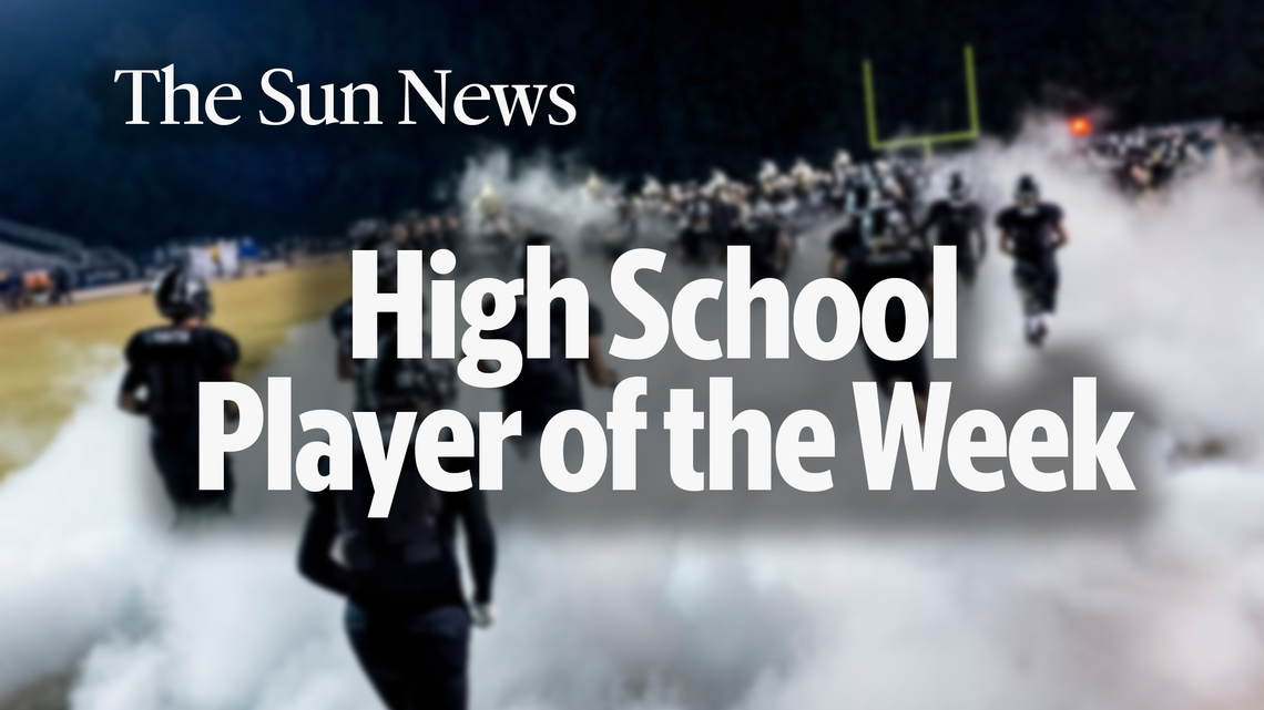 Who won Sun News Player of the Week for the Myrtle Beach area for Sept. 16? The results