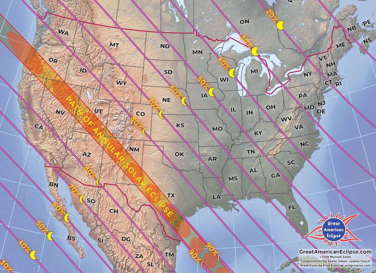 In South Carolina, 40-50% of the sun will be covered during the Oct. 14, 2023 annular solar eclipse. Oct. 3, 2023.