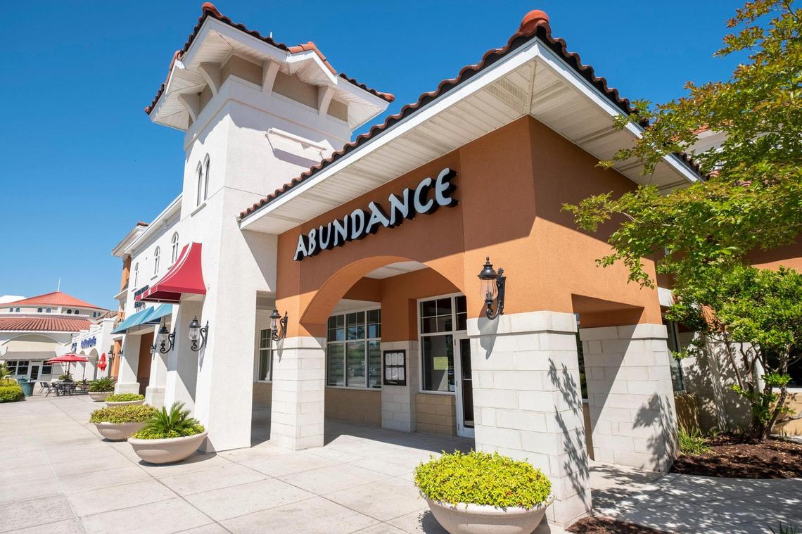 Myrtle Beach’s newest fine dining restaurant “Abundance” opens today at in the Grande Dunes Marketplace shopping center near 82nd Avenue North in Myrtle Beach. The restaurant and bar features an extensive wine list and eclectic original art work as well as outdoor plaza seating. April 27, 2021.