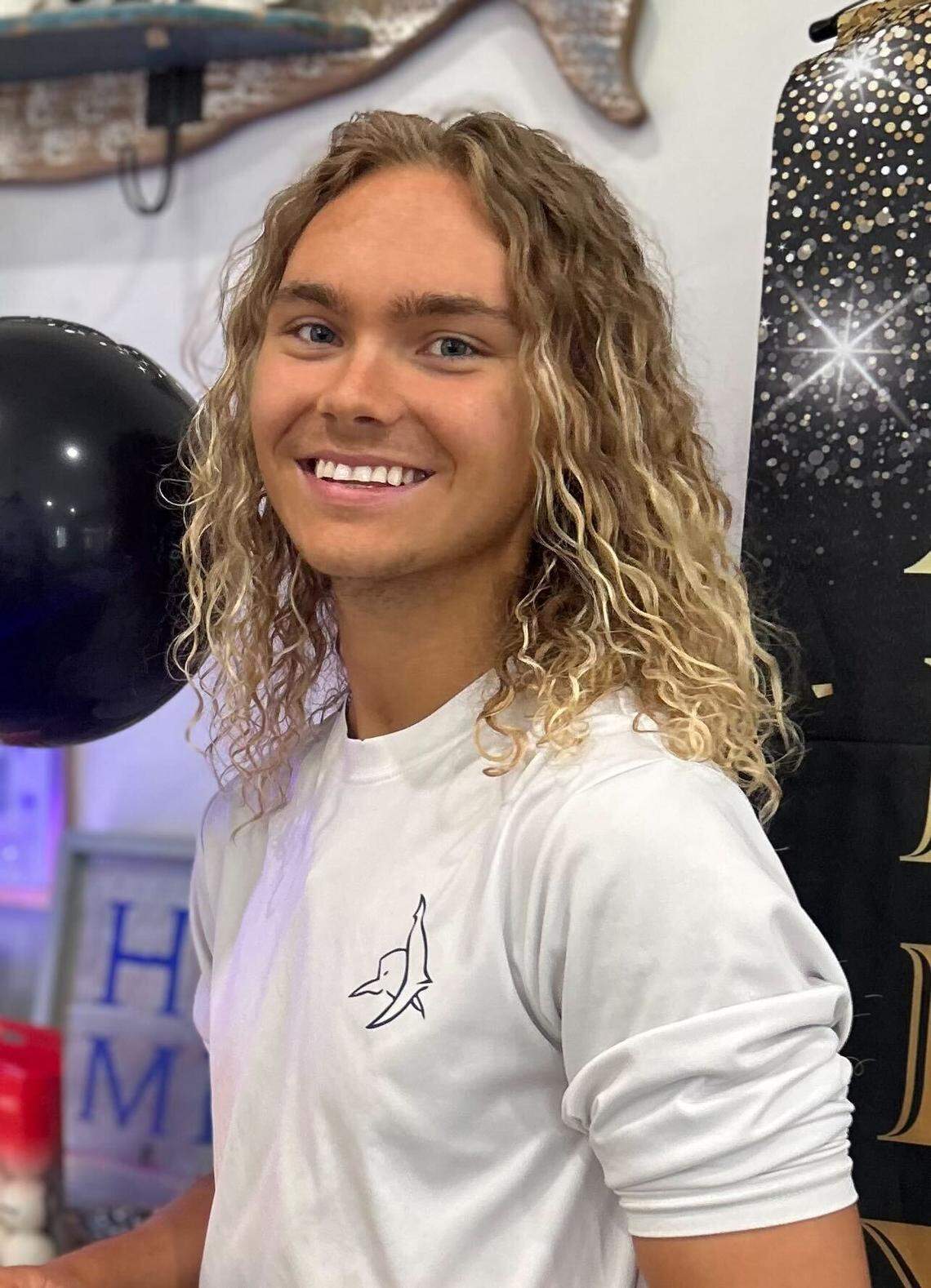 Brandon Cairnes dressed as a “Pogue” while working as an extra on the Netflix show “Outer Banks.” He lives in the Myrtle Beach area with his mother, Kimberly Cairnes-Elliot, who has also worked as an extra.