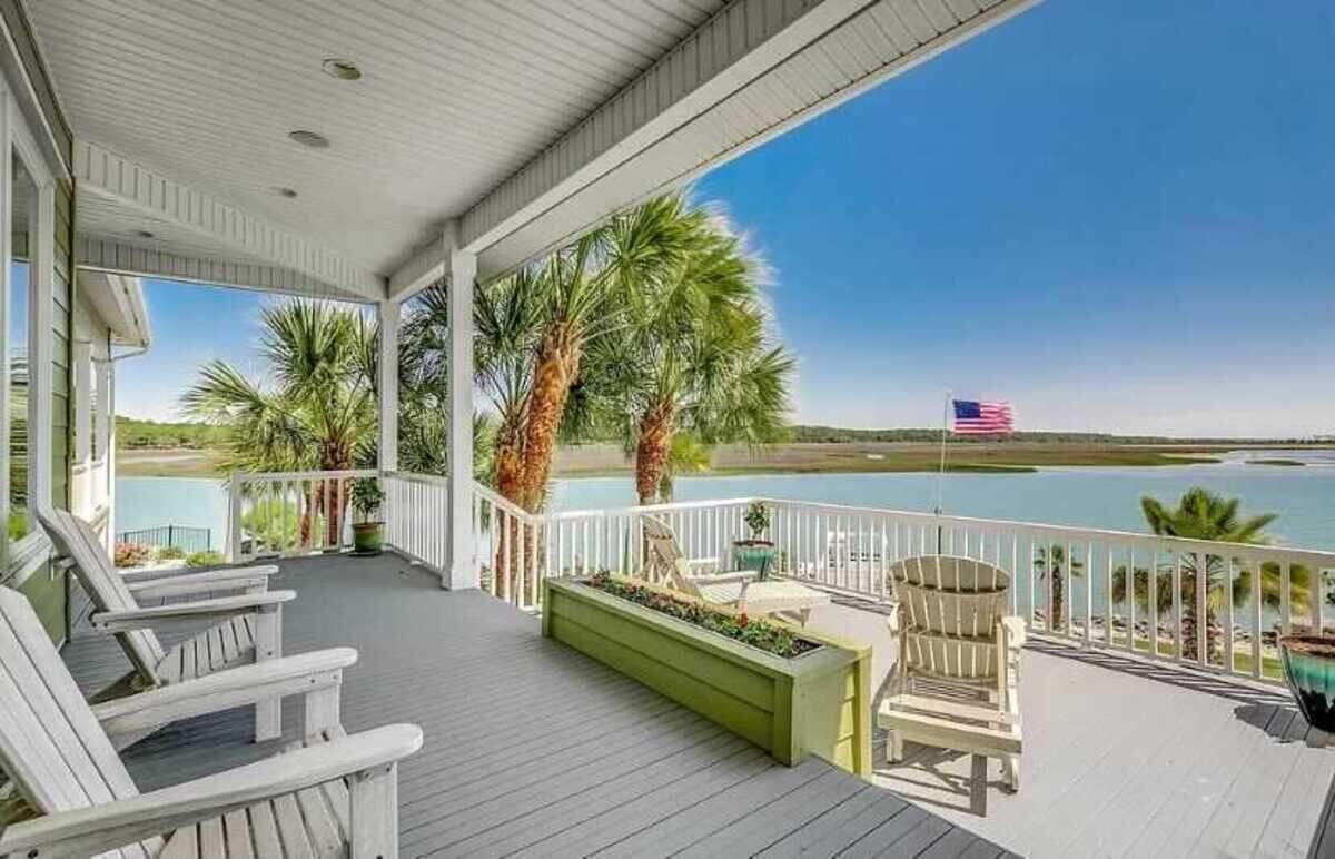 A $2.8 million home is for sale in North Myrtle Beach and listed on Zillow. The four bedroom house is located in the Cherry Grove section of the beach town.