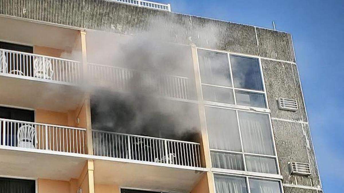 Myrtle Beach Fire Department responded to a fire in a hotel room at Bar Harbor hotel on Ocean Boulevard Wednesday morning.