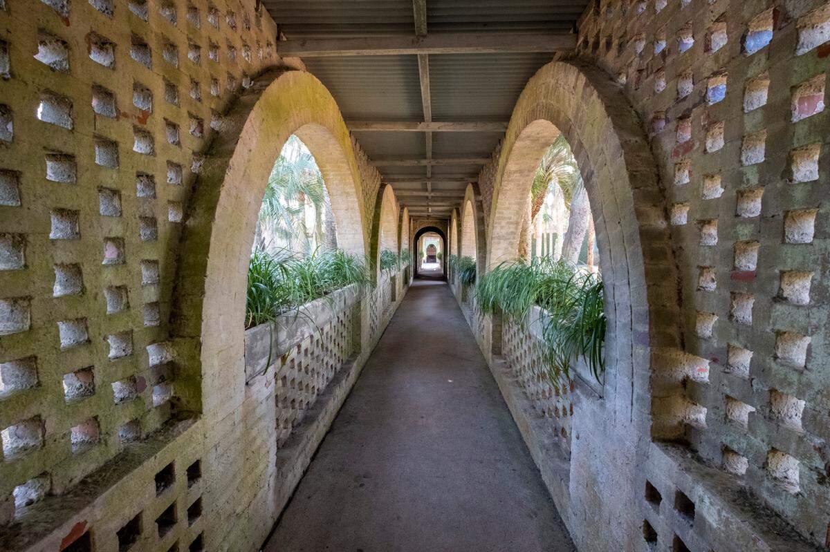 Visitors can tour Atalaya, the winter home of Archer and Anna Hyatt Huntington at Huntington Beach State Park in Murrells Inlet, S.C. Built in the 1930s and known as the “castle,” the home is a popular destination for tourist to discover the history and art of the low-country. January 18, 2023.