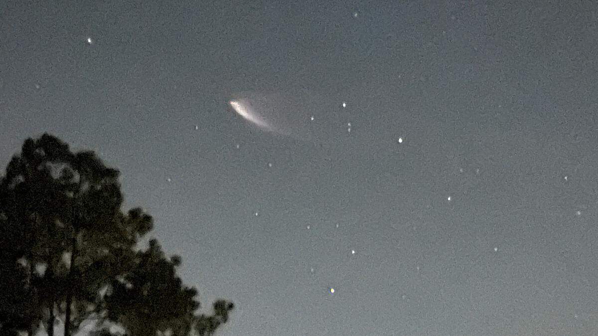 Those in the Myrtle Beach area will be able to see the SpaceX rocket plume after it takes off from Florida on Feb. 4, 2025.