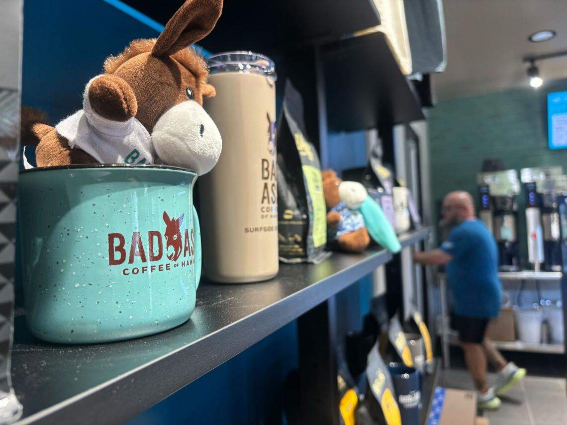 Bad Ass Coffee of Hawaii opened its first South Carolina location this year. It serves various kinds of coffee, teas and sodas with lotus energy. A new shop is set to open in The Thread at Rock Hill.