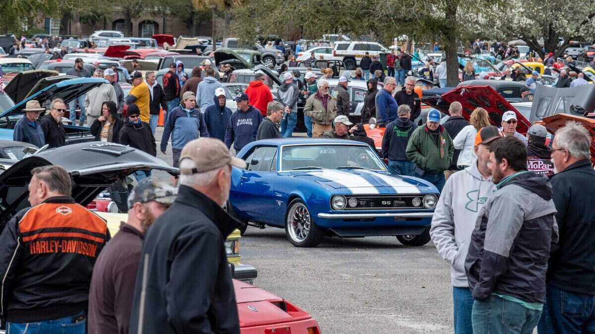 The Run to the Sun Car and Truck Show will be held at the former Myrtle Square Mall. The show, along with two sports tournaments, could increase traffic along Oak Street and North Kings Highway. March 19, 2021.