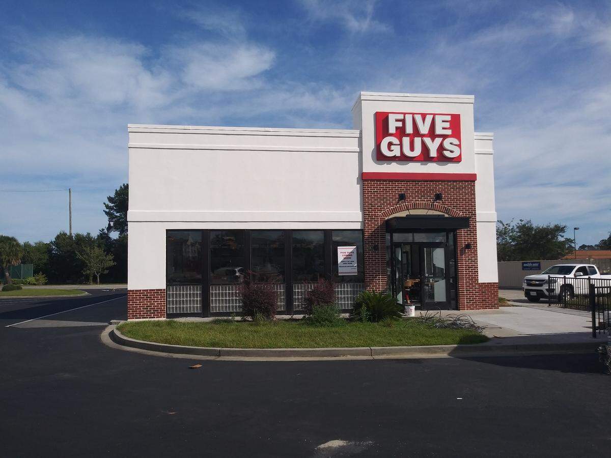 Five Guys is one of the restaurants joining the Wallbrook development in Rolesville.