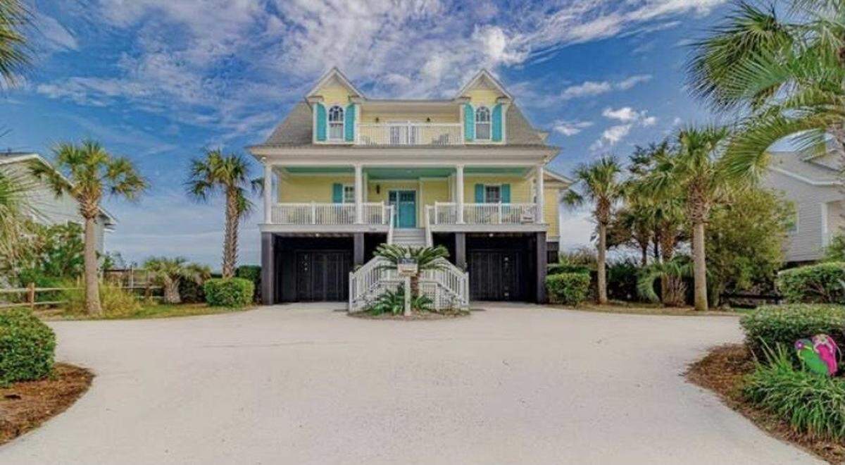 The home is for sale in Garden City on South Waccamaw Drive.