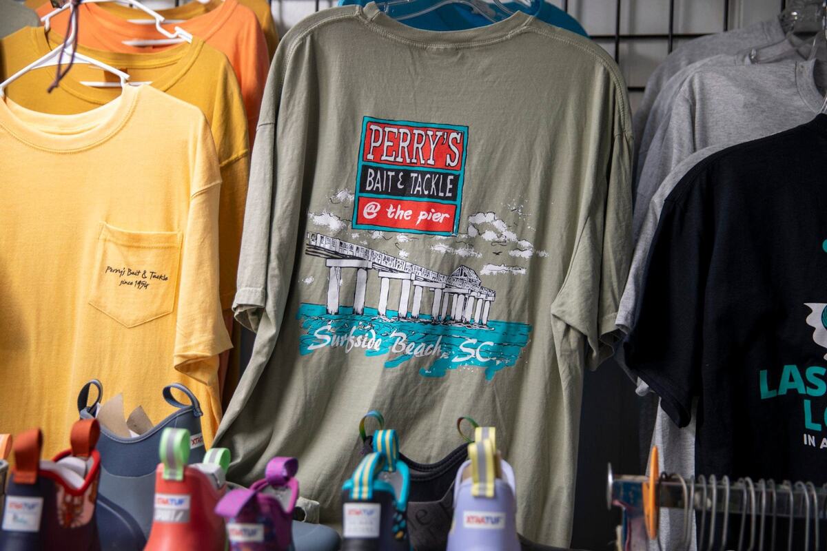 Perry’s Bait and Tackle, a staple of the Murrells Inlet community since 1954, is planning to second location on the Surfside Beach Pier. April 15, 2024.