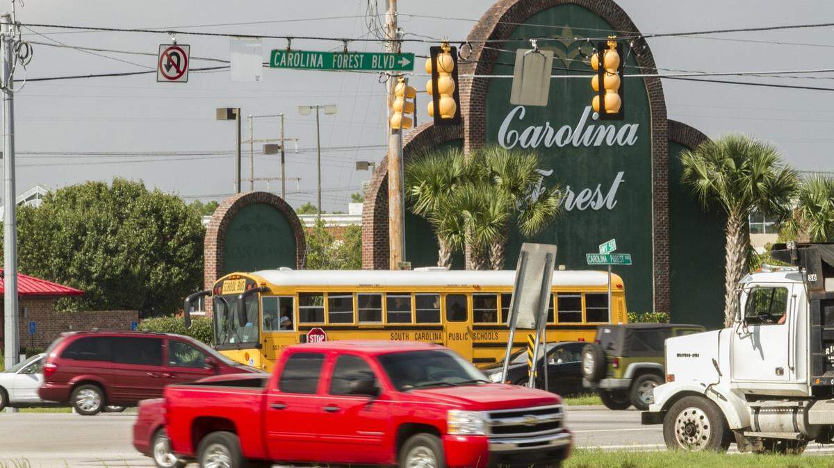 Heavy traffic on Hwy. 501 in the Carolina Forest area is a point of contention for area residents.