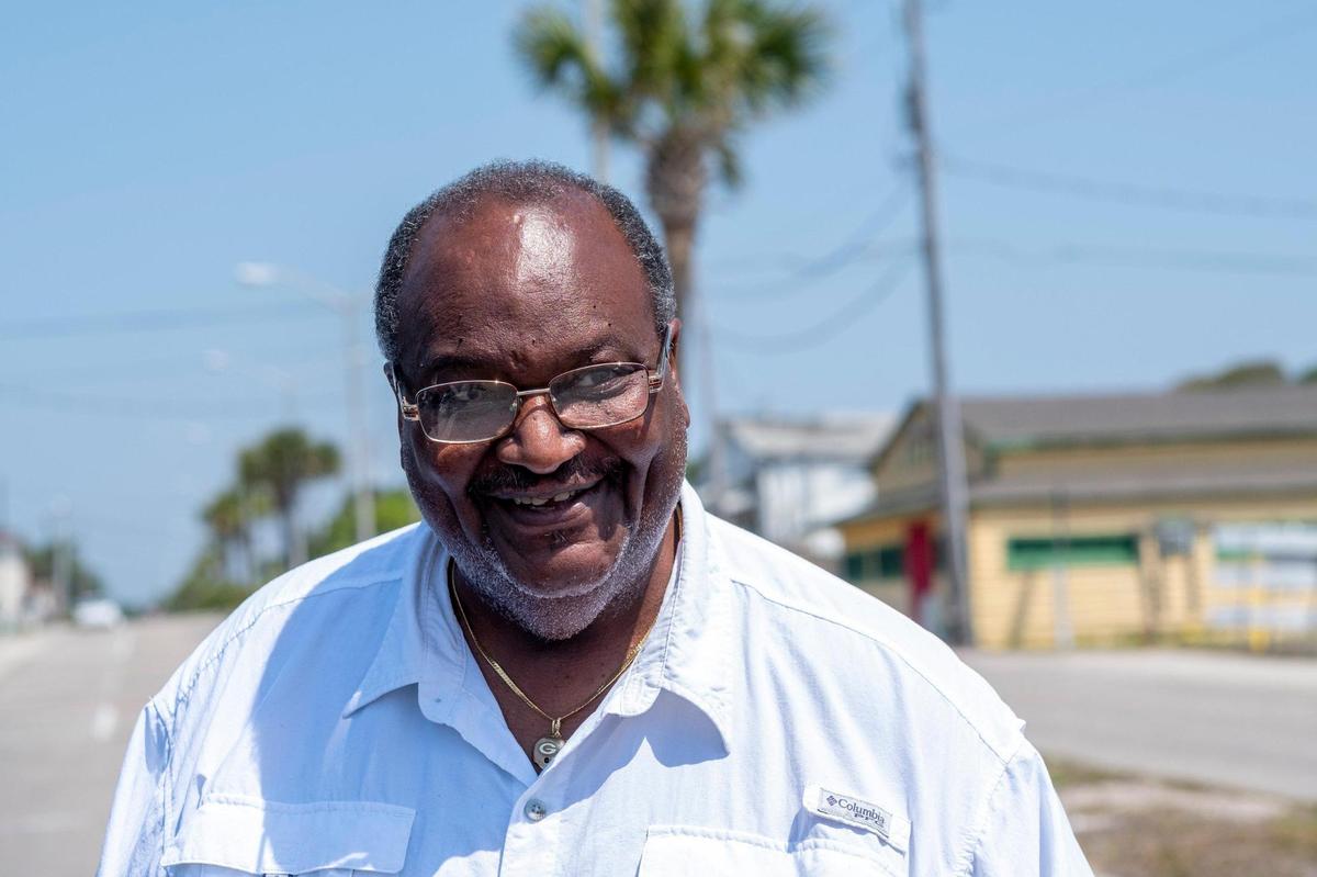 Benjamin Quattlebaum, Atlantic Beach Town Manager, talks about the revitalization that he says has started in the small historically black beach town sandwiched between sections of North Myrtle Beach. New homes are being constructed and oceanfront lots are being marketed to hotels and resorts. May 19, 2022.