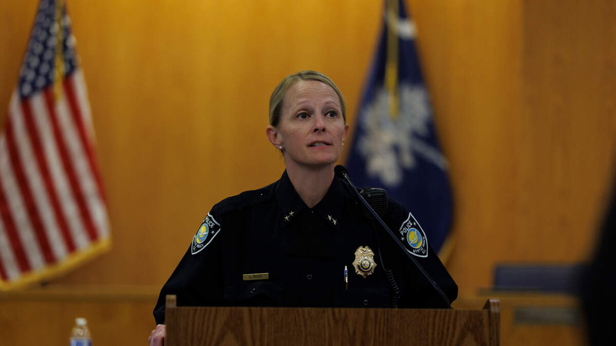 Myrtle Beach Police Department Chief Amy Prock will retire in April.