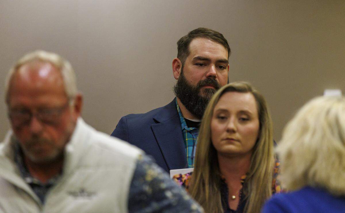 Kenneth "Bradley" Williams leaves a Horry County court in November 2025. A judge heard procedural motions in the civil suit over the shooting death of Scott Spivey by Weldon Boyd and Williams in a Conway, South Carolina courtroom. 
