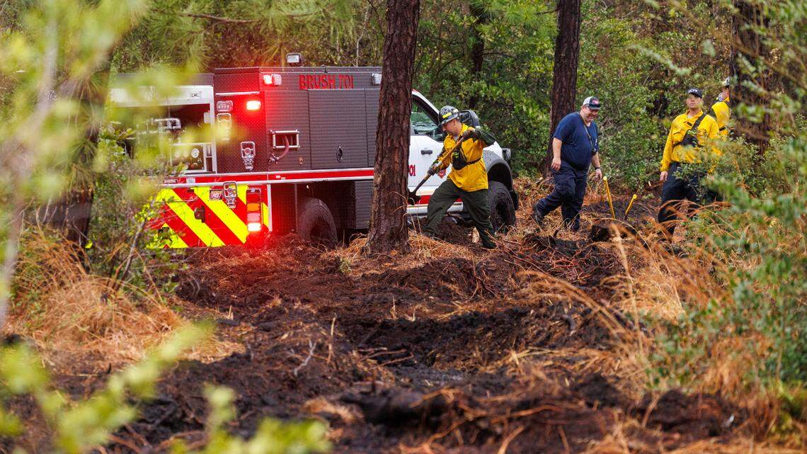 Day 6: wildfires in Myrtle Beach, SC area see more containment, little to no fire activity