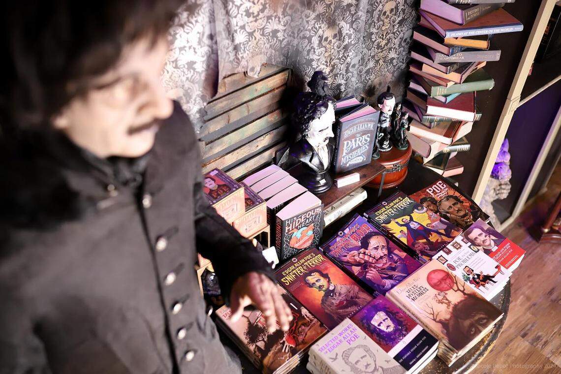 Alice’s Haunted Little Bookshop, inspired by the 18th century Victorian era, focuses on dark, horror and forgotten books, such as Edgar Allan Poe and Stephen King. It will open at Broadway at the Beach in Myrtle Beach, SC.