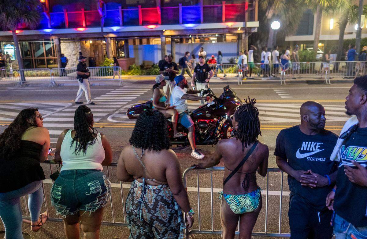 Atlantic Beach Bikefest’s return to the Myrtle Beach area combined with the holiday weekend tourists resulted in a packed Ocean Boulevard in Myrtle Beach on Saturday night of Memorial Day weekend 2022.May 28, 2022.