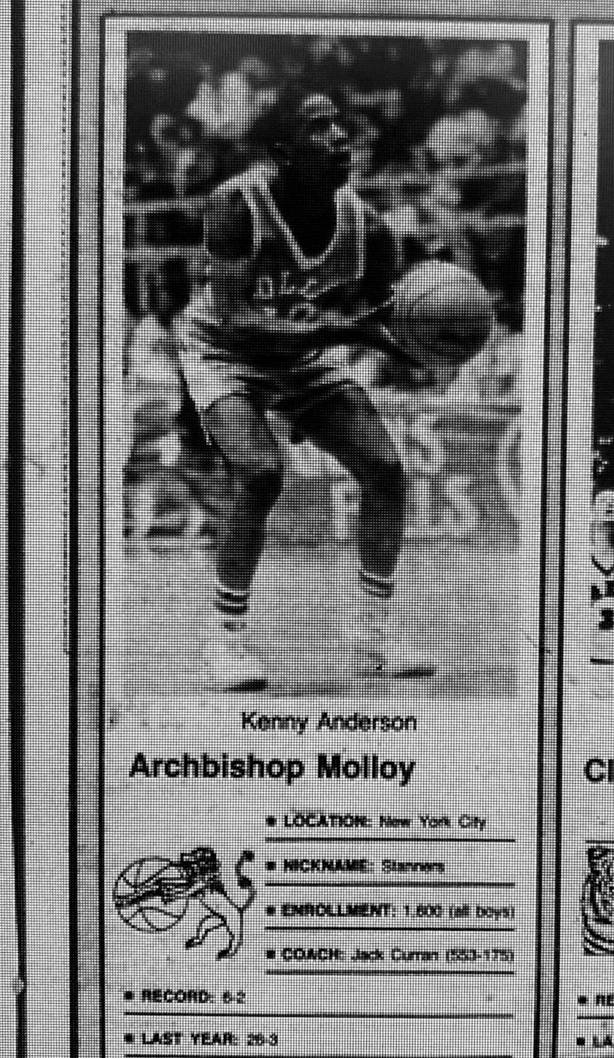 A young Kenny Anderson takes a free-throw at the Beach Ball Classic in 1987.