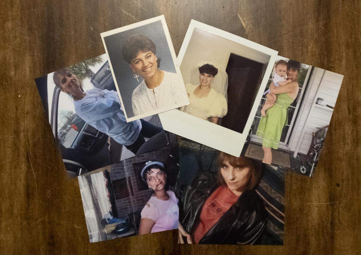 Photos of Wendy Newton over the years which were provided by her children.