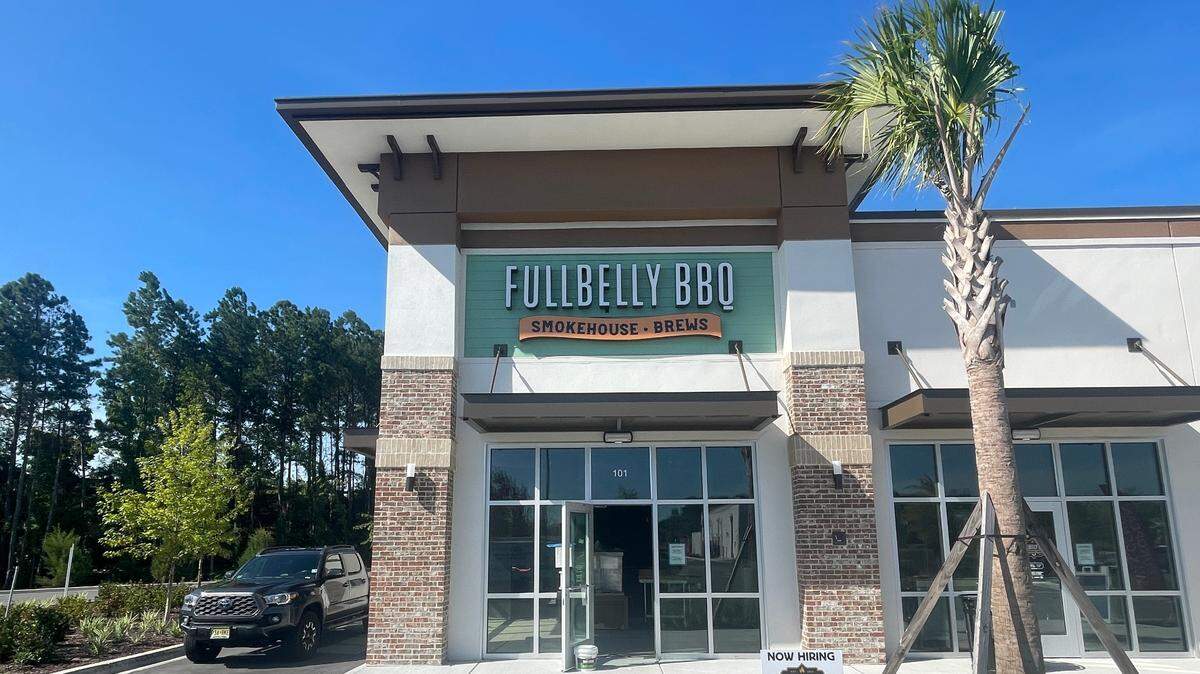 FullBelly BBQ is a new restaurant in Carolina Forest. the eatery will have an in-house smoker, drive-through and is expected to open in two weeks. July 24, 2023.