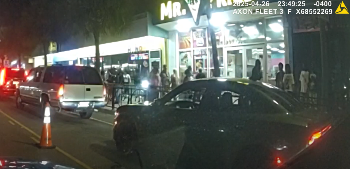 Myrtle Beach Police Department released dash cam footage from the night of the Ocean Boulevard shooting from April 26, 2025.