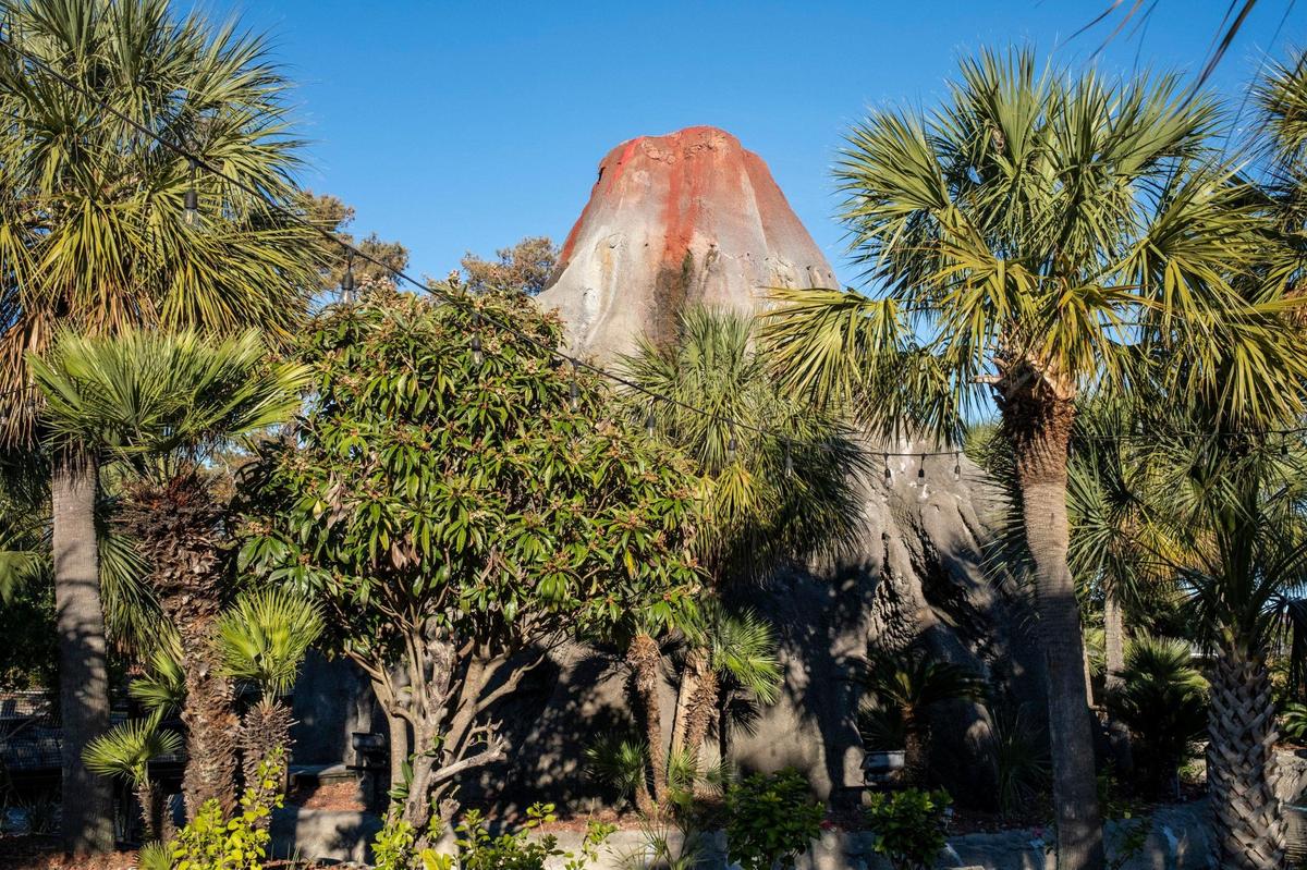 Hawaiian Rumble Golf, with it’s volcano is a popular mini-golf location in North Myrtle Beach, S.C. Dozens of popular mini-golf courses provide a variety of opportunities for play. December 1, 2022.