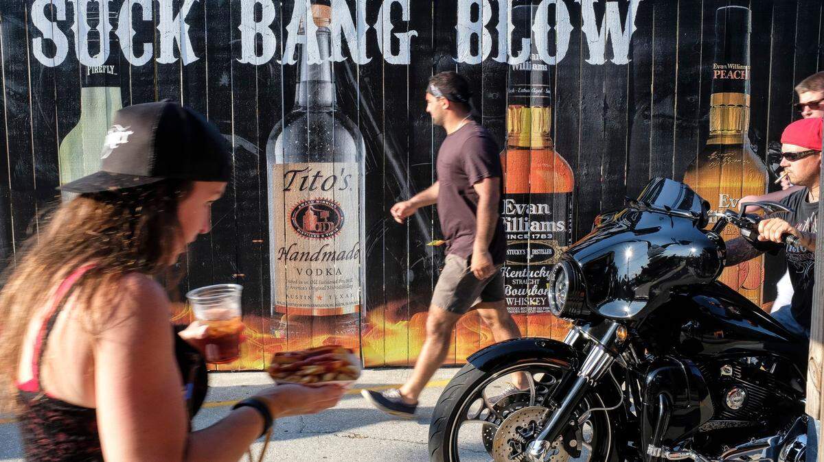 The Harley-Davidson Cruisinâ€™ the Coast annual Spring Rally has kicked off along the Grand Strand with thousands of motorcyclist cruising into the Suck Bang Blow bar in Murrells Inlet on Tuesday afternoon. May 16, 2017.