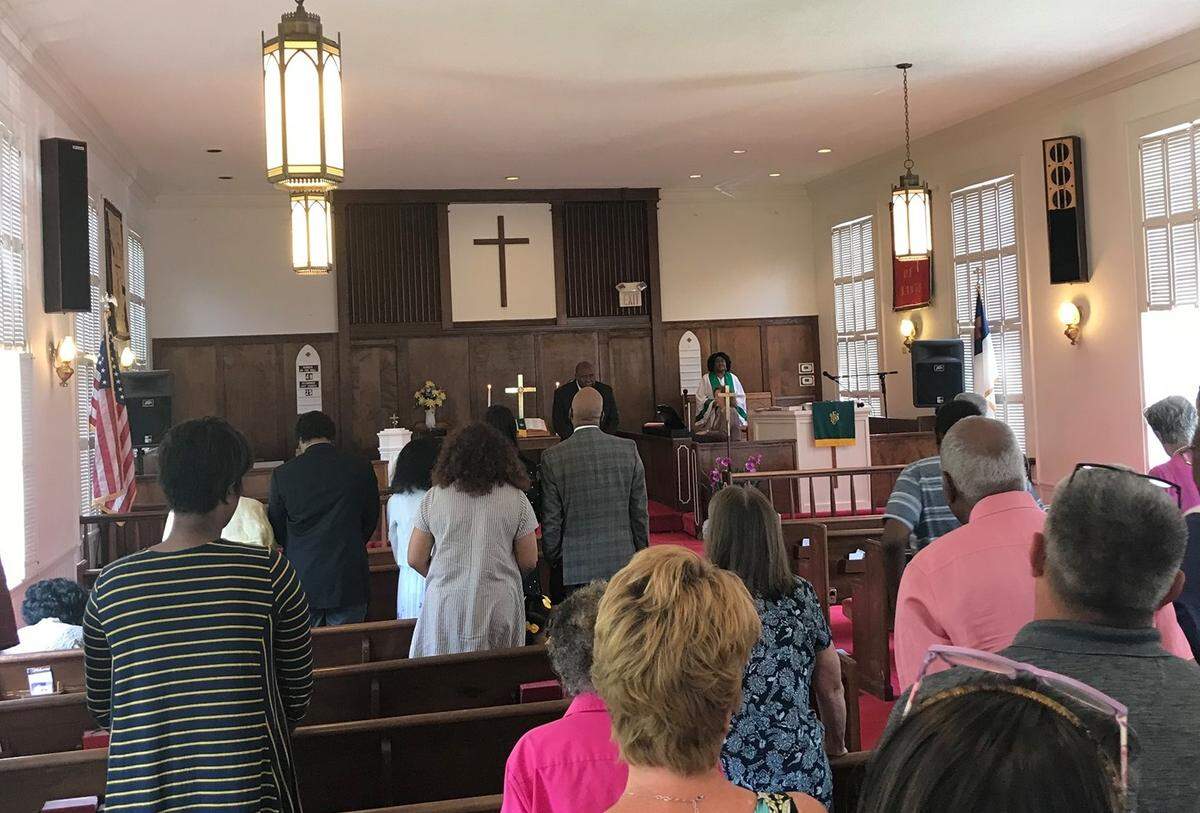 Worship at Joseph B. Bethea United Methodist Church, Horry County, S.C. The Carolina Forest congregation continues to be affiliated with the UMC church after over 100 SC churches left the denomination in June 2023. Provided photo. September 15, 2019.