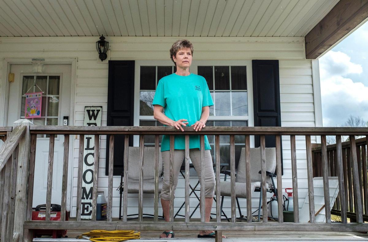 Angela Smith server at Hoskins Restaurant in North Myrtle Beach has lived Tabor City, N.C. for seven years due to high cost of living near her work. During the summer Smith says that she must leave home over an hour before her shift starts to assure she arrives to work in time. “I sleep here but the rest of my life is in South Carolina,” Smith said. March 31, 2021.