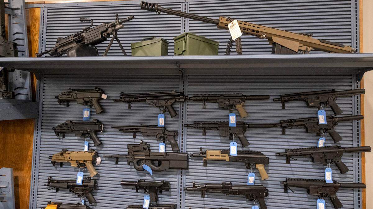 Palmetto State Armory opened today in the former The Sun News building on the Frontage Road East. The gun store also sells outdoor equipment and apparel and will feature a 34-lane shooting range for customers to try out guns before they buy and to provide training. April 26, 2023.