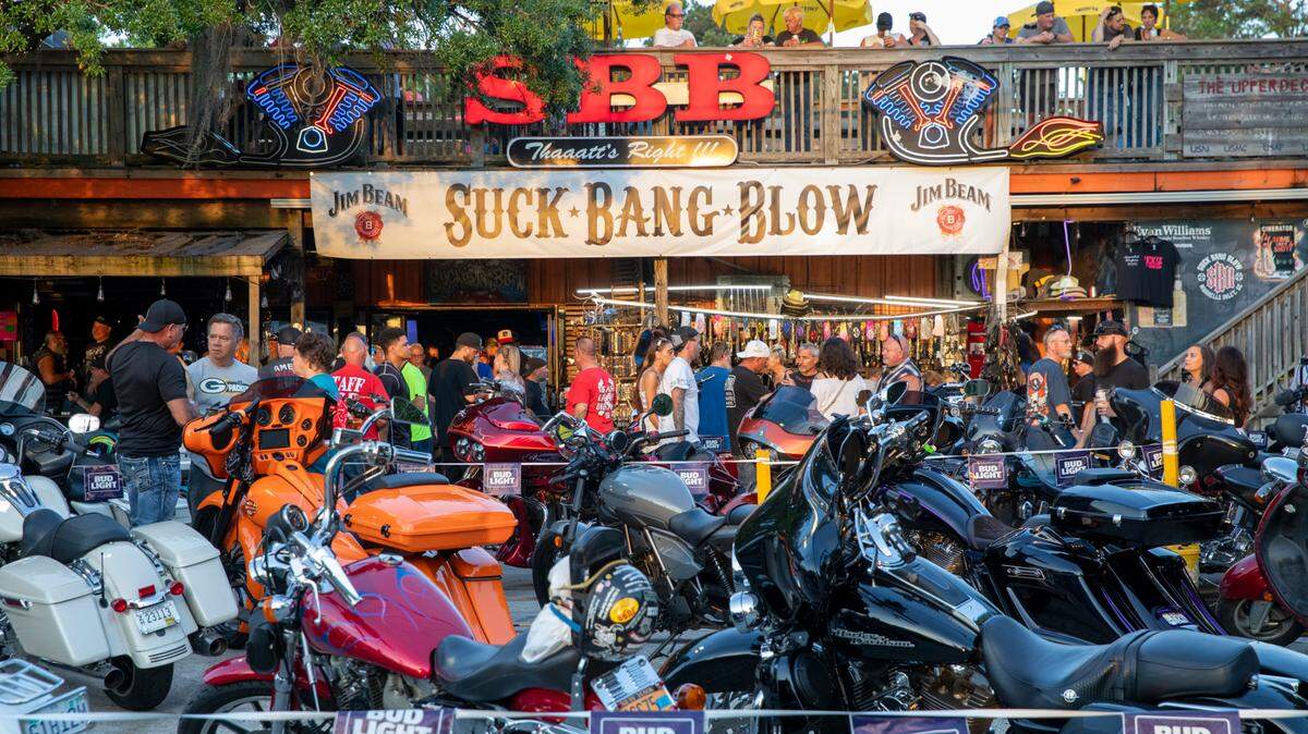 Thousands of bikers cruised into south strand bars to on Thursday as part of the 2024 Myrtle Beach Spring Rally. May 16, 2024.