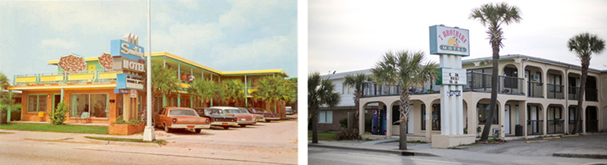 The 7 Brothers Motel was once known as the Suntide Motel.