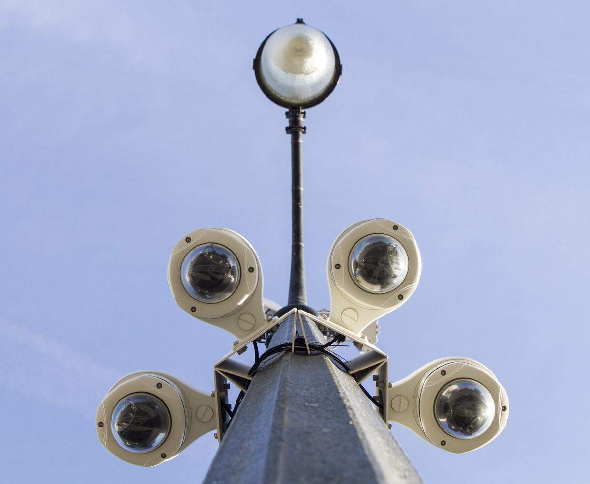 Surveillance cameras have been installed in high traffic areas of Myrtle Beach.