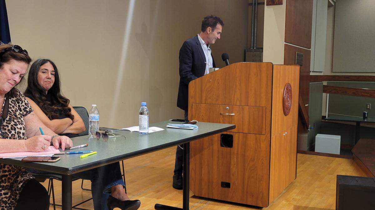 Horry County GOP chairman Roger Slagle announced Sept. 26 he planned to rescind his planned resignation at special meeting. His announcement was met with cheers and boos.
