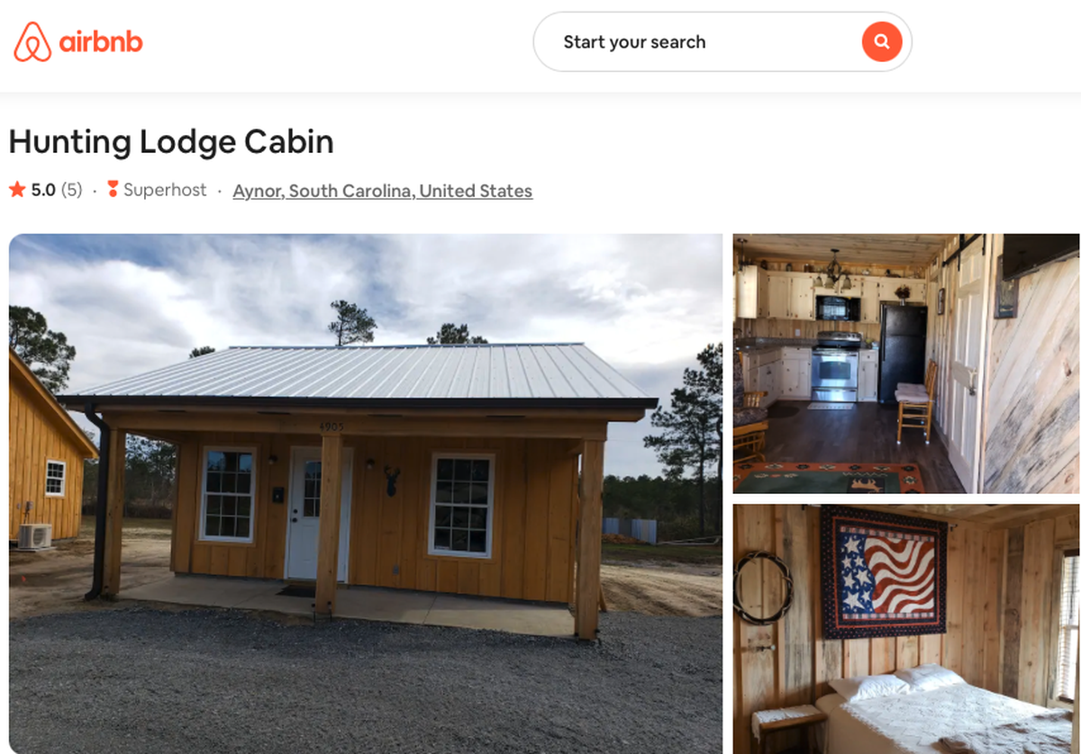 An AirBnB vacation rental in Aynor, SC.