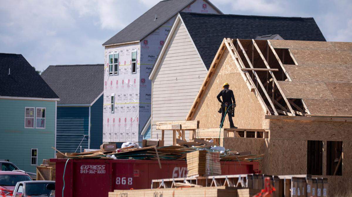 Another phase of Sea Glass Cottage Apartment Homes is being constructed in Barefoot Landing in North Myrtle Beach, S.C. North Myrtle Beach is booming with new construction of residential and commercial building. Sept. 13, 2023.