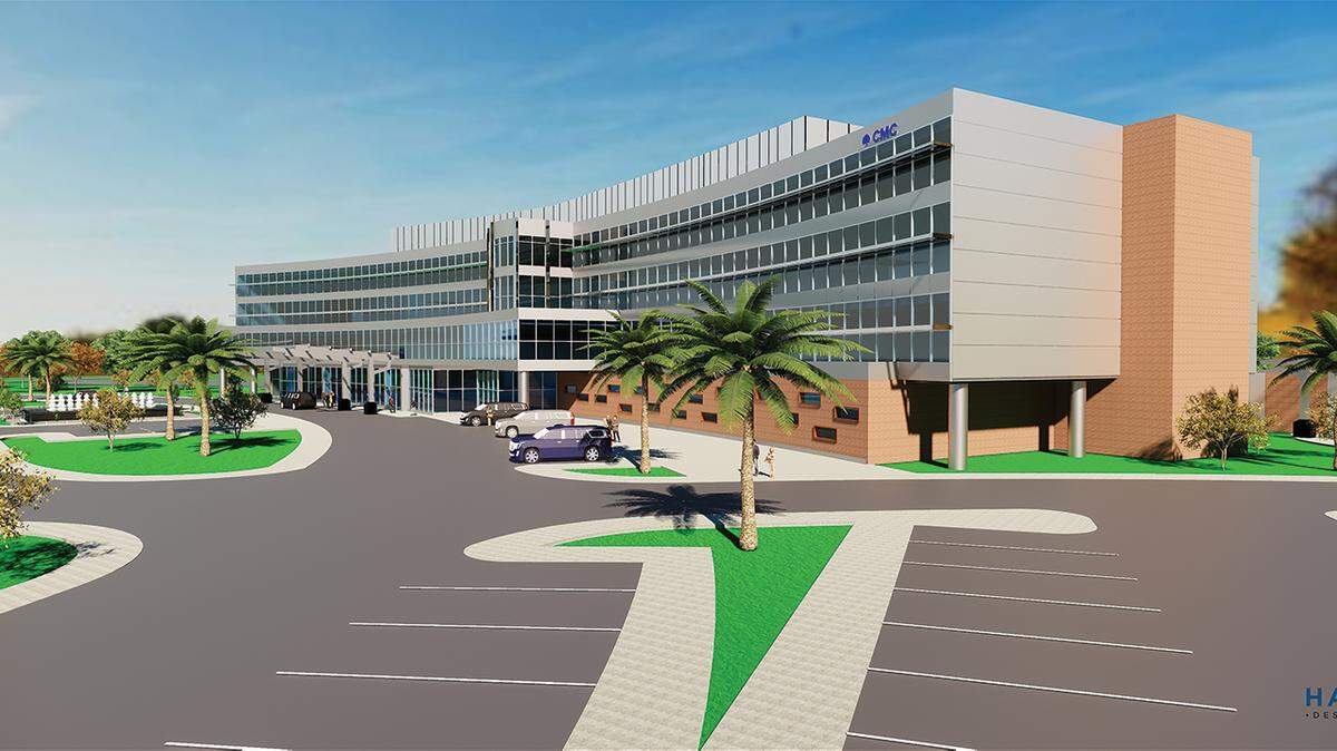 A rendering of the proposed new Conway Medical Center hospital in Carolina Forest.