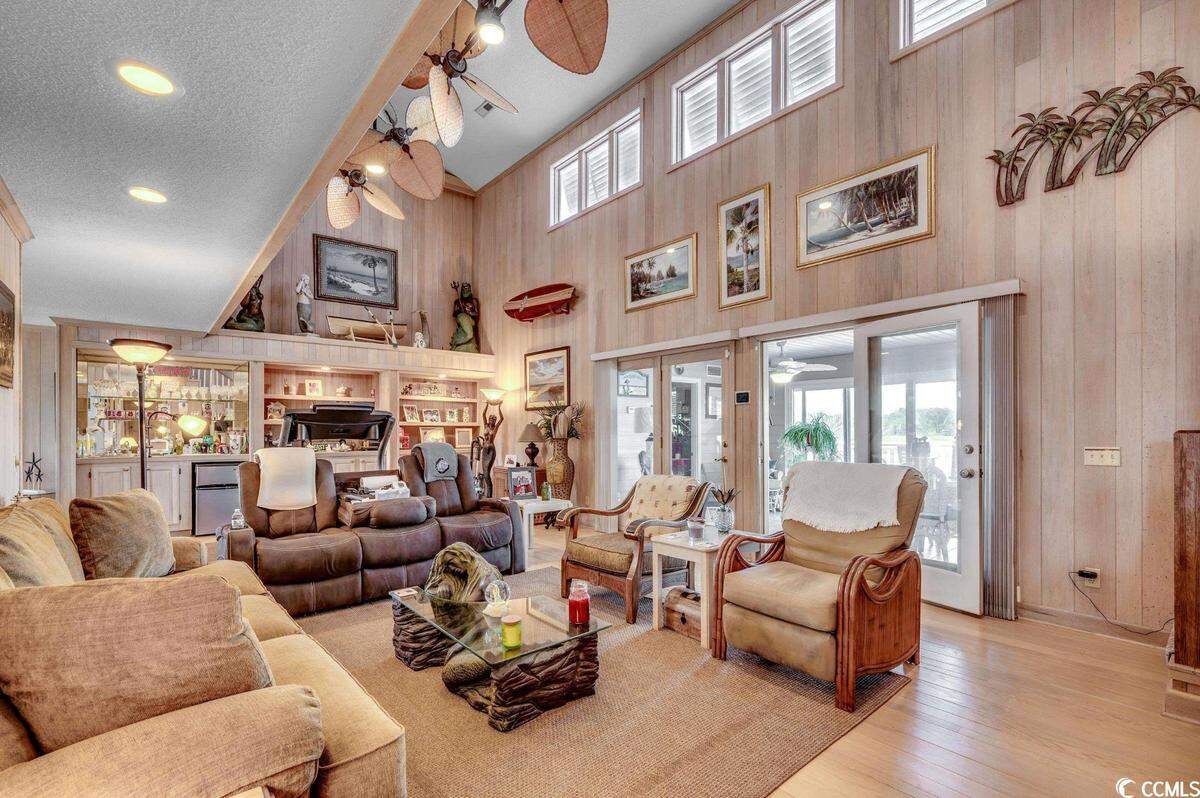 A waterfront home in North Myrtle Beach’s Cherry Grove is listed for $2.6 million. The house has 5 bedrooms and water access. Provided photo. Oct. 23, 2023.