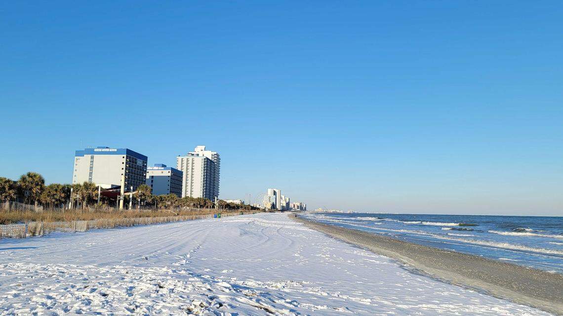 When will temperatures around Myrtle Beach, SC warm to 60 degrees? What the latest forecasts say