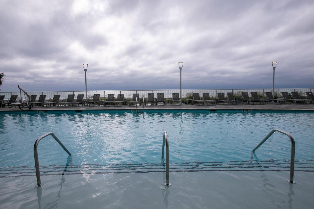 The Ocean Enclave by Hilton Grand Vacations Club hosted a grand opening on Wednesday. The luxury resort is 27-stories tall with 330 one, two and three bedroom suites with private balconies, full kitchens and living and dining areas. The resort also features oceanfront and indoor pools and spas, a pool bar and deli, fitness center and other amenities. Oct. 08, 2019.