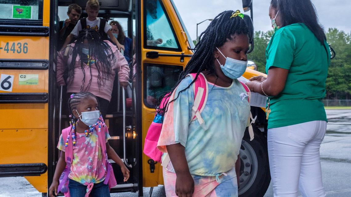 While many teachers, parents and students expressed excitement at being back in school, some are concerned the the latest spike of COVID-19 cases in South Carolina and what that might mean for the 2021-2022 school year.