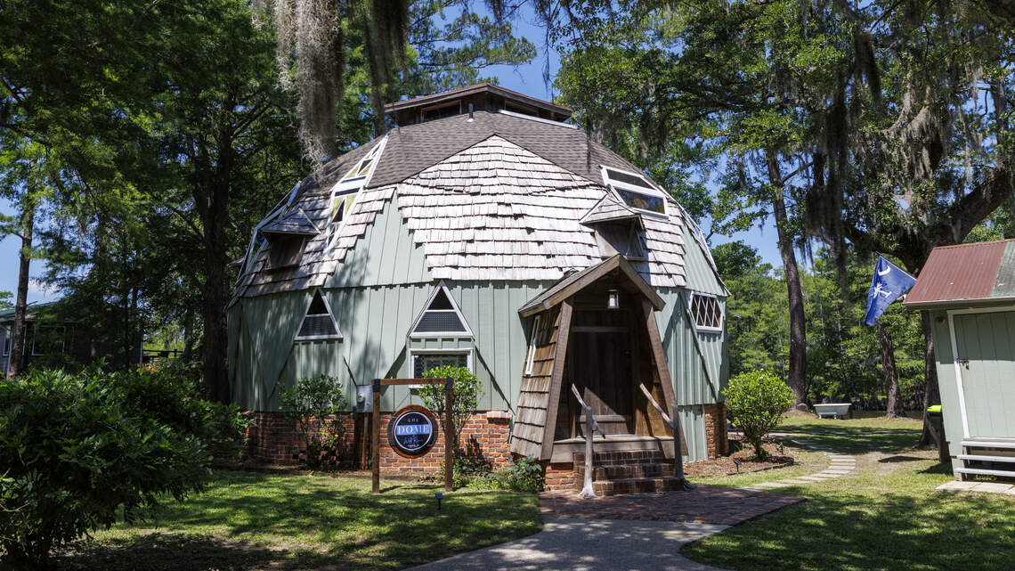 Take a look inside historic 1970s dome-shaped home in Conway. It’s now an Airbnb