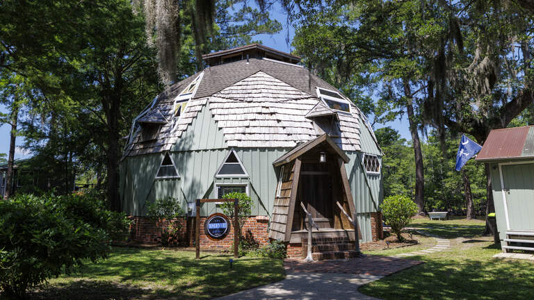 Take a look inside historic 1970s dome-shaped home in Conway. It’s now an Airbnb