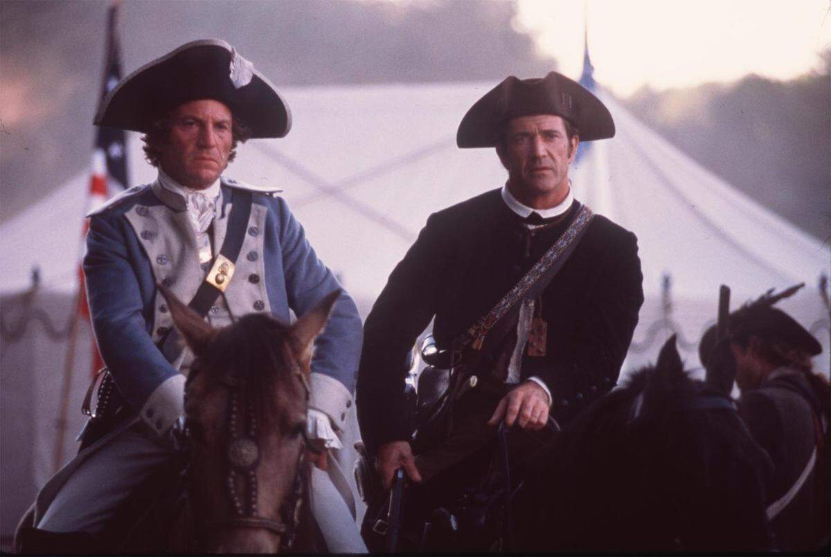 Scene from “The Patriot,” starring Mel Gibson.